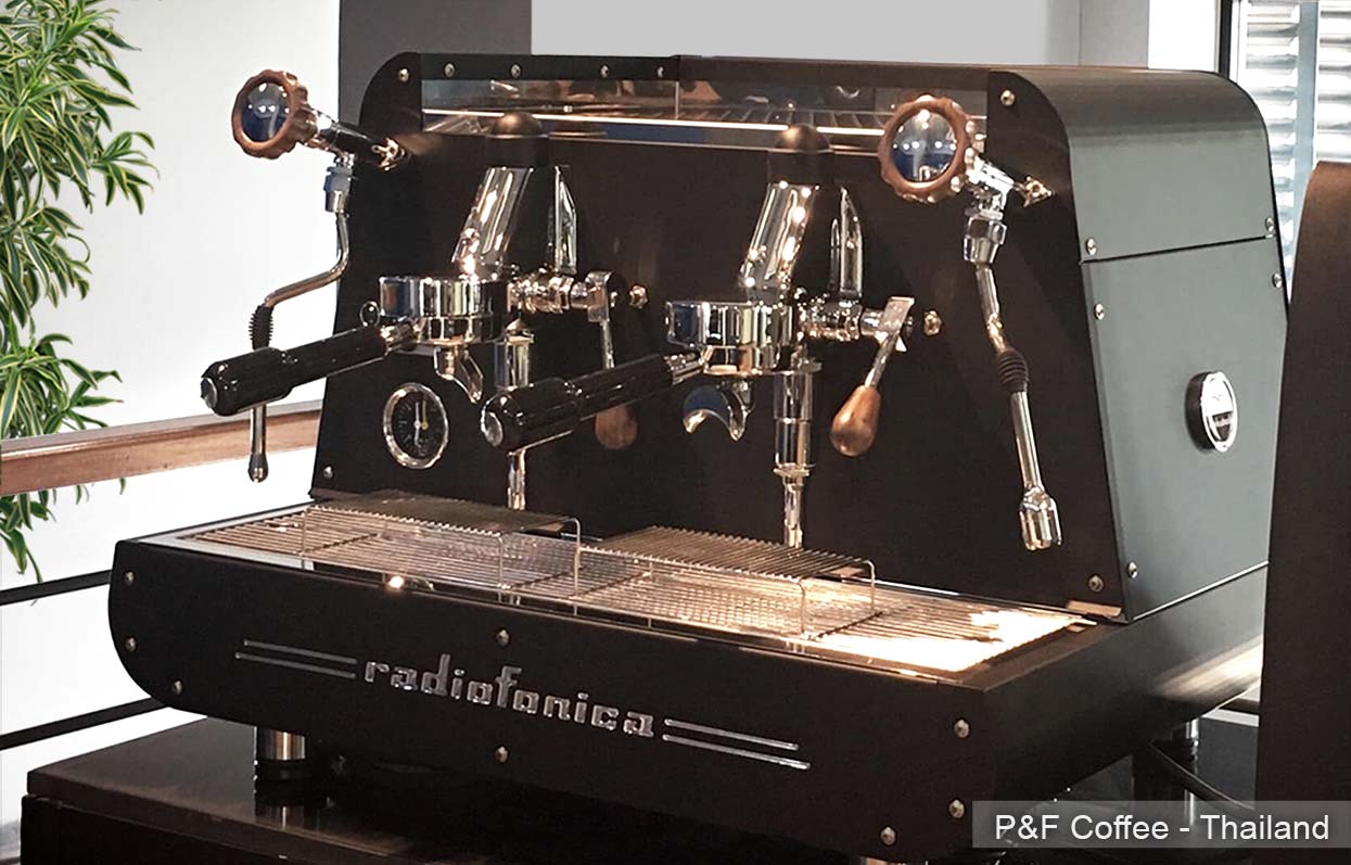 Radiofonica 2 groups E61 manual Orchestrale coffee machines