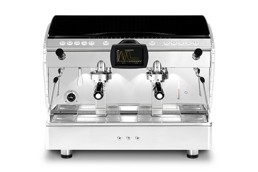 Etnica display Evolution front 2gr XL automatic Orchestrale Coffee Machines E61 (Full optional steel)